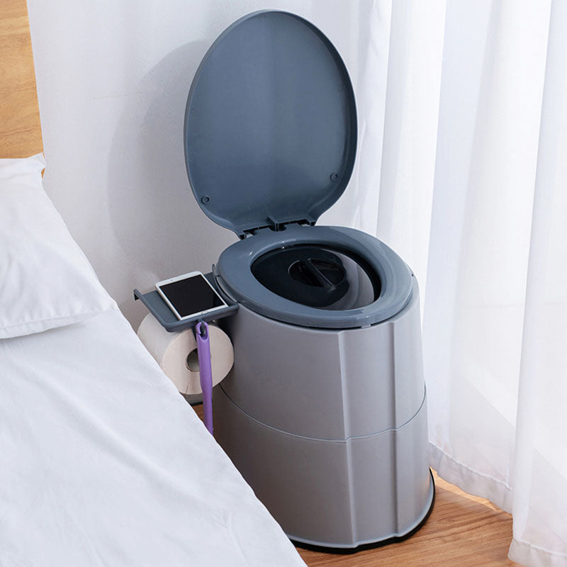 Sikunuo | Contemporary plastic floor-mounted toilet bowl with toilet seat for the bathroom