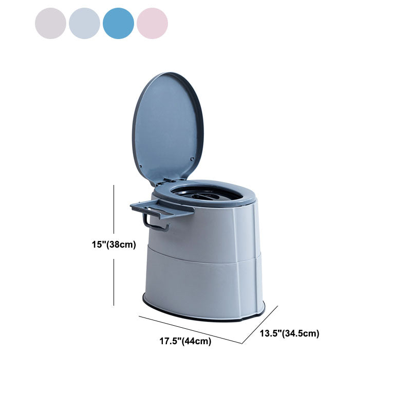 Sikunuo | Contemporary plastic floor-mounted toilet bowl with toilet seat for the bathroom