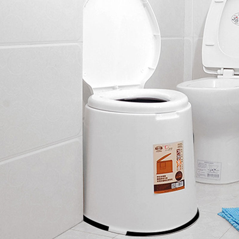 Sikunuo | Modern Plastic Floor-Mounted Toilet Bowl with Seat for the Bathroom