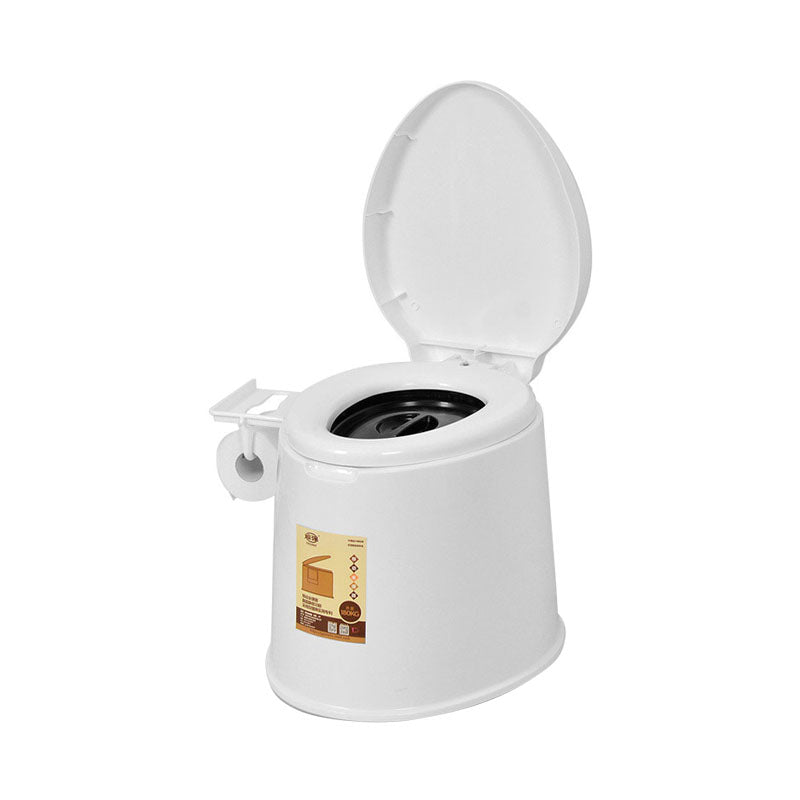 Sikunuo | Modern Plastic Floor-Mounted Toilet Bowl with Seat for the Bathroom