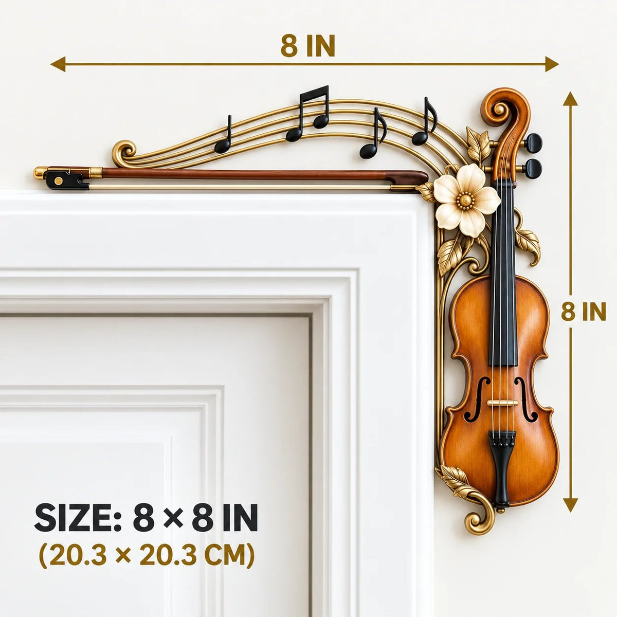 Violin & Music Notes Door Topper