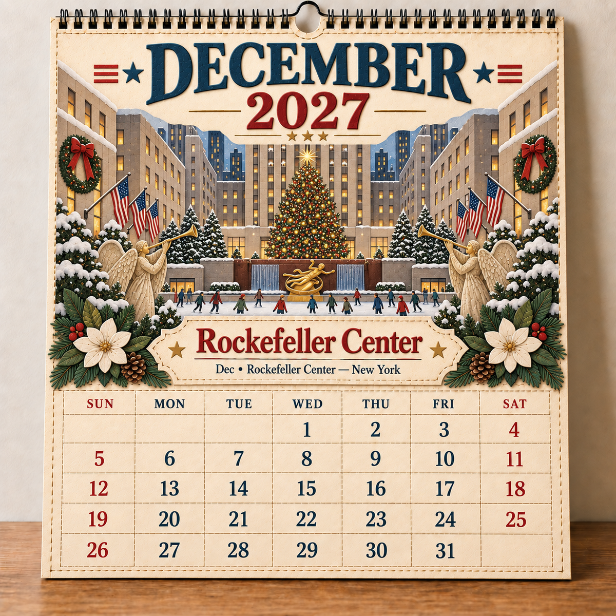2027 America’s Iconic Landmarks Wall Calendar
