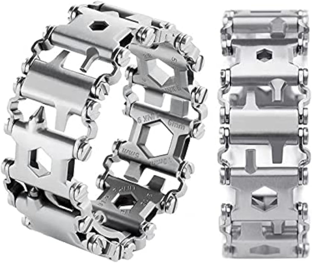 Sikunuo | 29-in-1 Stainless Steel Multitool Bracelet