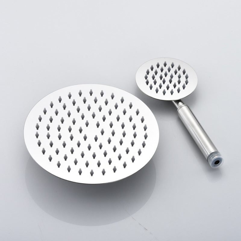 Sikunuo | Home Round Dual Shower Heads Modern Style Wall Mounted Metal Dual Shower