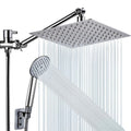 Sikunuo | Square Shape Double Shower Heads Modern Home Metal Double Shower Heads