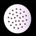 Sikunuo | Metal Fixed Shower Head Modern Bathroom Ceiling Mount Shower Head
