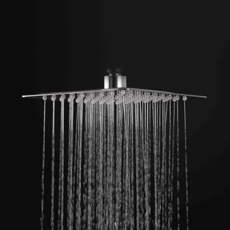 Sikunuo | Metal Fixed Shower Head Modern Bathroom Ceiling Mount Shower Head