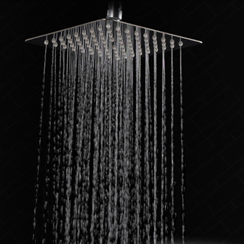 Sikunuo | Metal Fixed Shower Head Modern Bathroom Ceiling Mount Shower Head