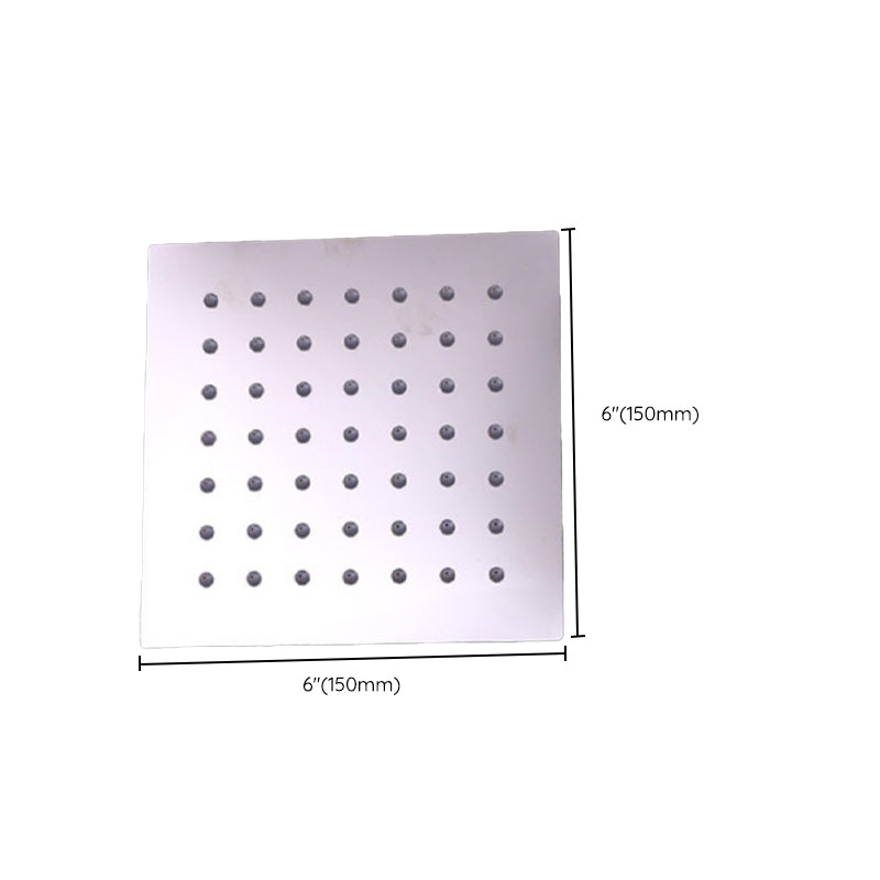 Sikunuo | Metal Fixed Shower Head Modern Bathroom Ceiling Mount Shower Head
