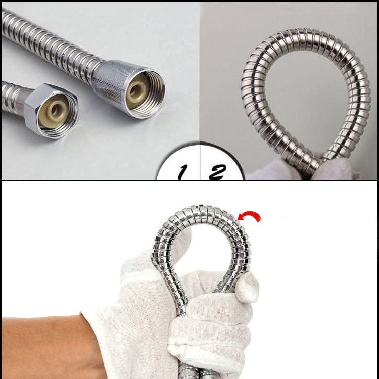 Sikunuo | Modern Style Handheld Shower Head Bathroom Metal Round Shower Head