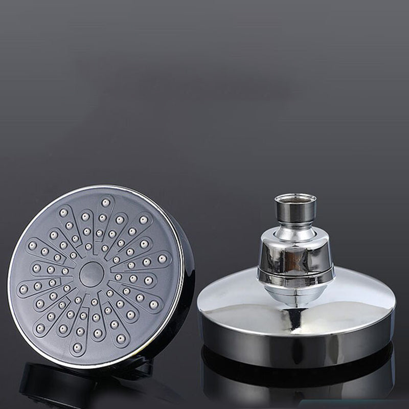 Sikunuo | Round Fixed Shower Head Traditional Style Metal 5-Inch Fixed Shower Head