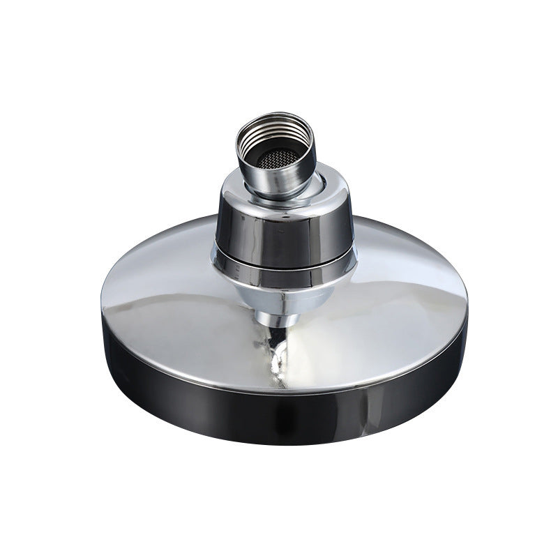 Sikunuo | Round Fixed Shower Head Traditional Style Metal 5-Inch Fixed Shower Head