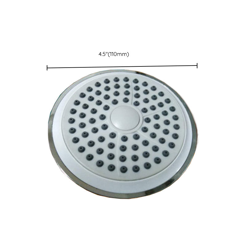 Sikunuo | Round Fixed Shower Head Traditional Style Metal 5-Inch Fixed Shower Head