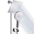 Sikunuo | Traditional Dual Showerhead Square Wall-Mounted Dual Shower