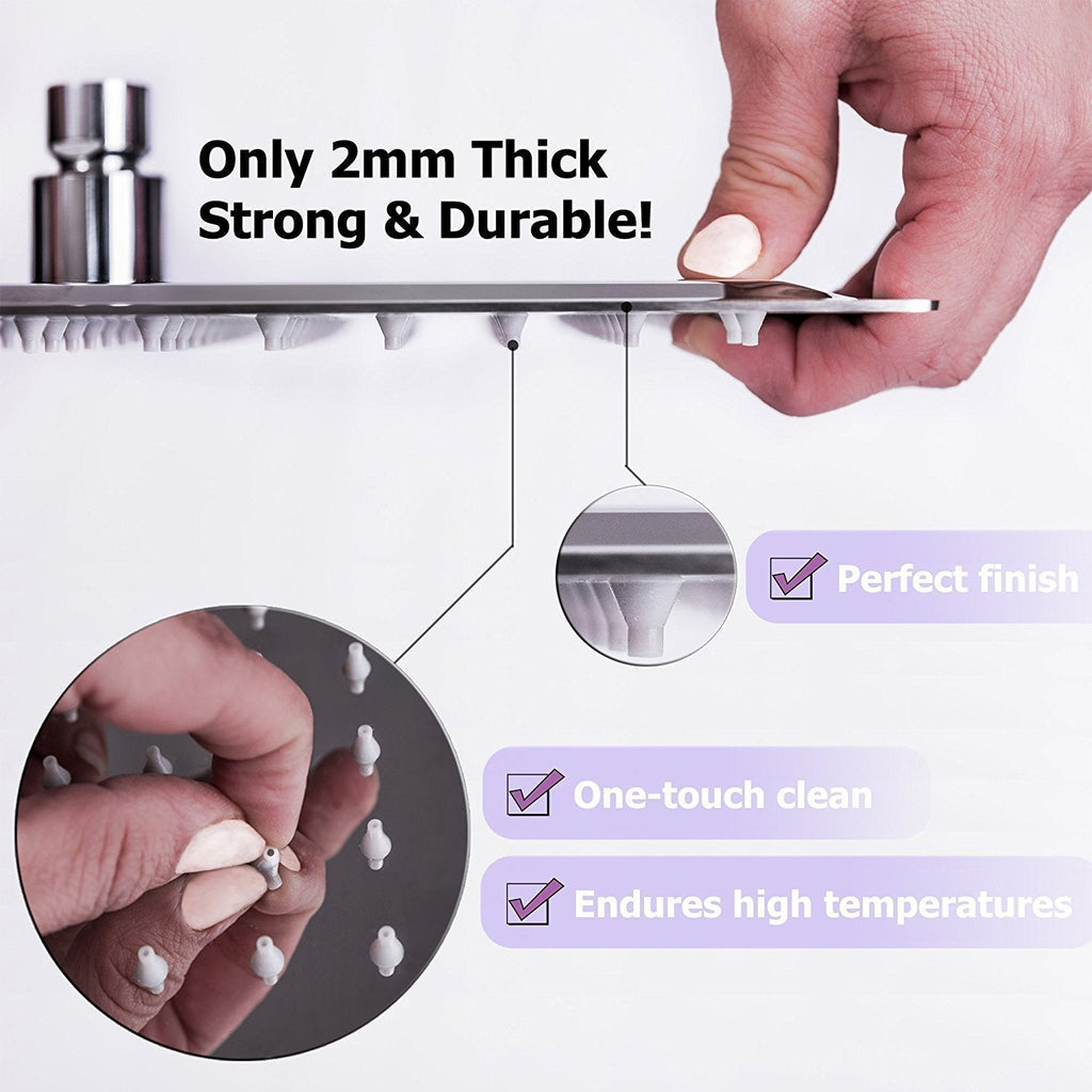 Sikunuo | Wall Mounted Fixed Shower Head Modern Style Metal Shower Head