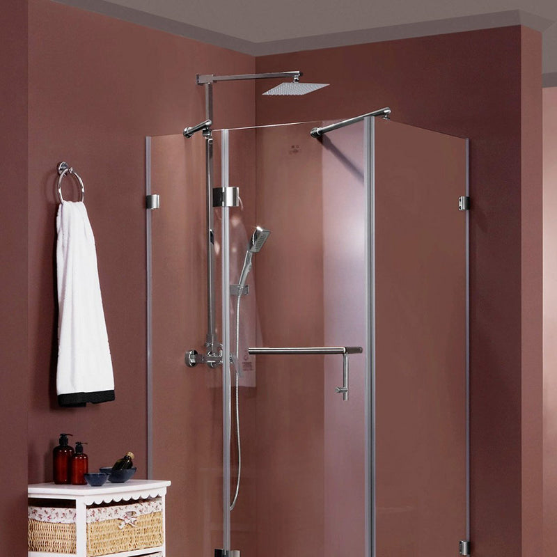 Sikunuo | Wall Mounted Fixed Shower Head Modern Style Metal Shower Head