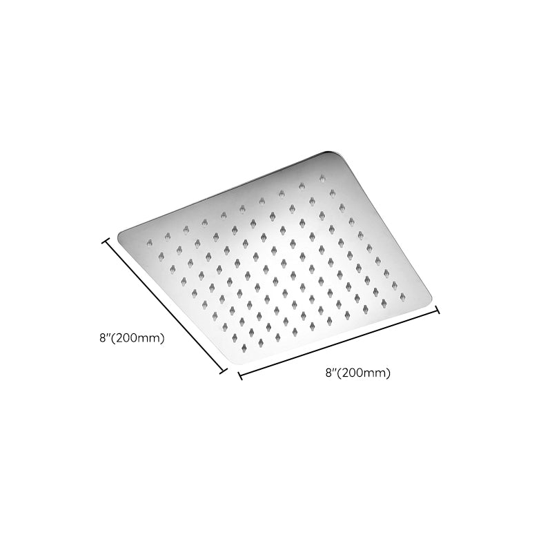 Sikunuo | Wall Mounted Fixed Shower Head Modern Style Metal Shower Head