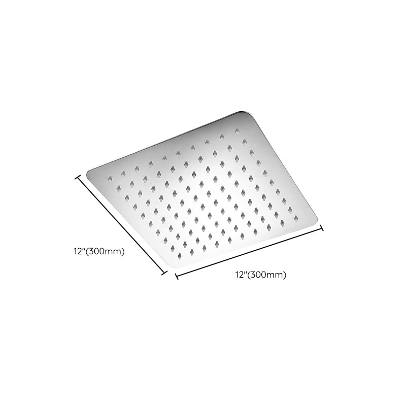 Sikunuo | Wall Mounted Fixed Shower Head Modern Style Metal Shower Head