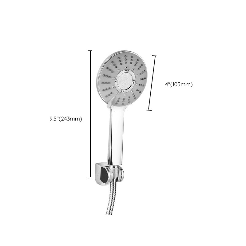 Sikunuo | Modern Style Round Handheld Shower Bathroom Metal Wall-Mounted Hand Shower