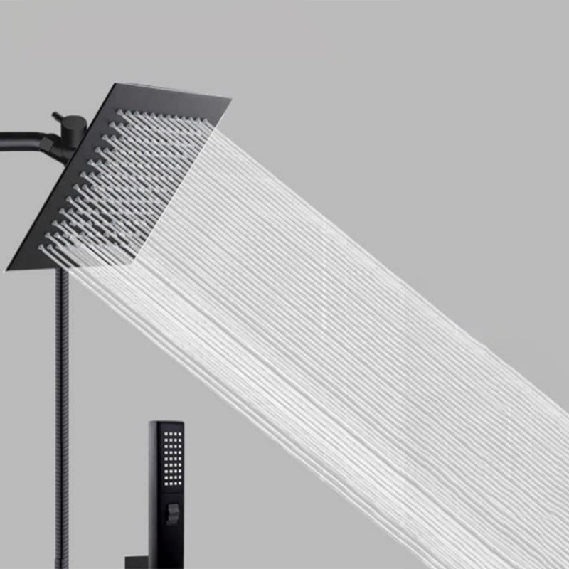 Sikunuo | Traditional Square Dual Shower Heads Metal Wall Mounted Dual Shower Heads