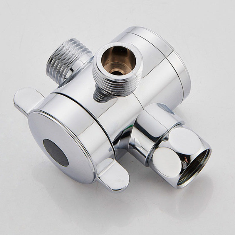 Sikunuo | Square Metal Double Shower Heads Modern Shower with Shower Hose