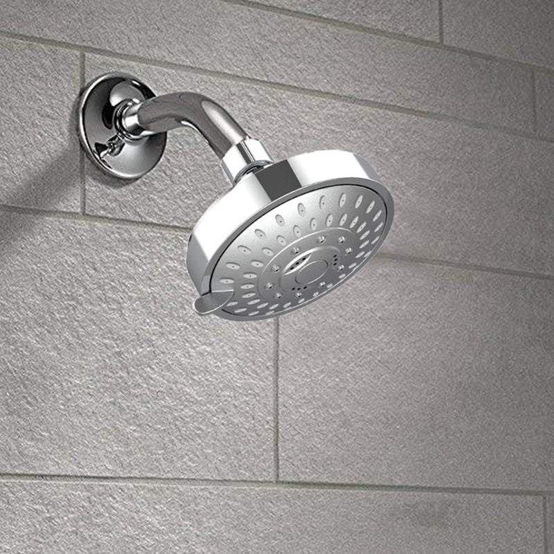 Sikunuo | Wall-mounted Metal Shower Head Modern Round Shower Head Fixed Shower Head