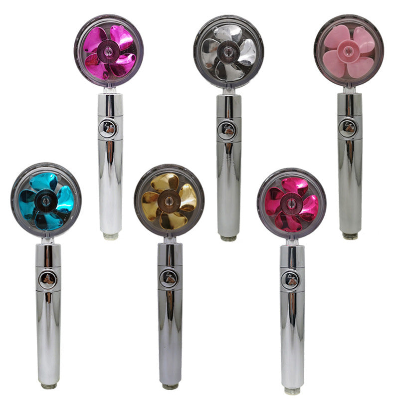 Sikunuo | Plastic Hand Shower Standard Round Spray Nozzle with Swivel Attachment
