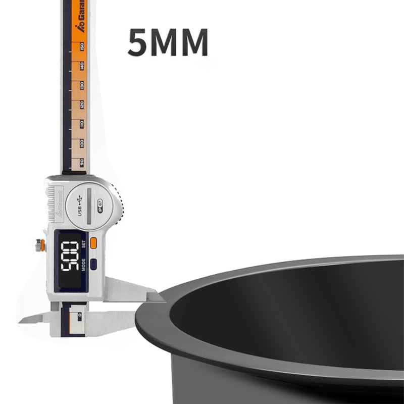 Sikunuo | Classic Round Sink Stainless Steel Built-in Sink Non-Slip Round Basin for the Kitchen