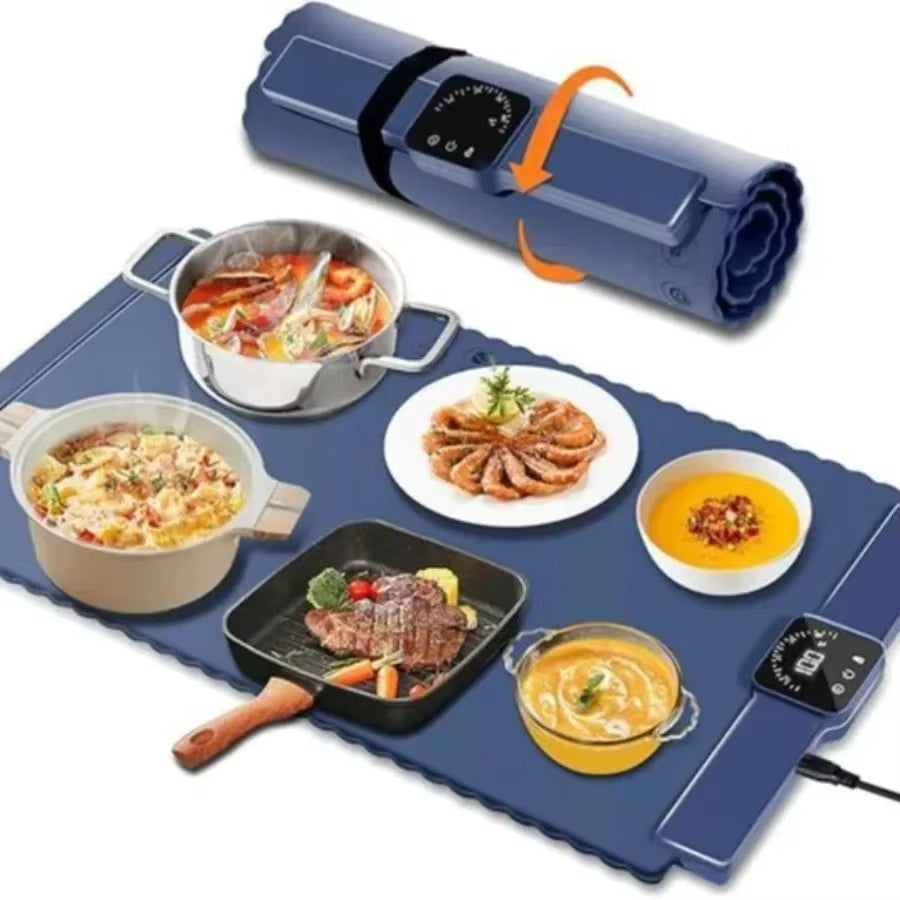 Sikunuo | Safe Heat Roll-Up Electric Food Warmer Mat