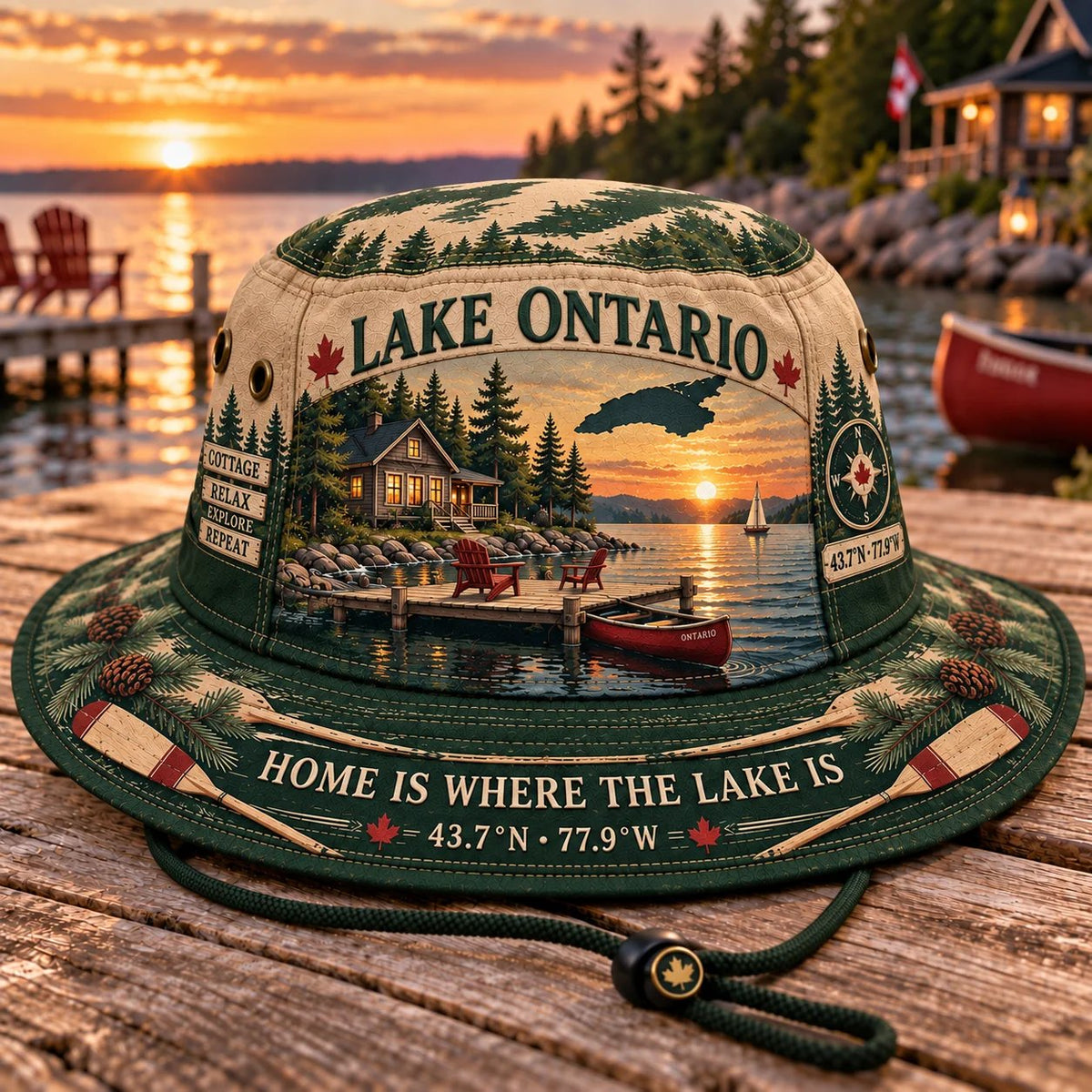 Lake Ontario Cottage Life Boonie Hat