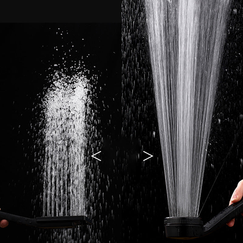 Sikunuo | Contemporary Shower Head Round Handheld Shower Head Combination in Black