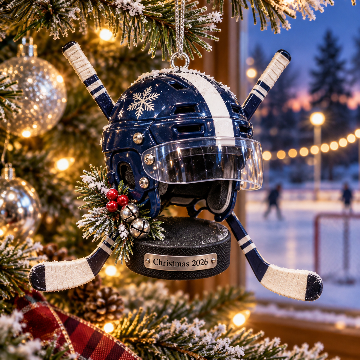 2026 Hockey Christmas Ornaments
