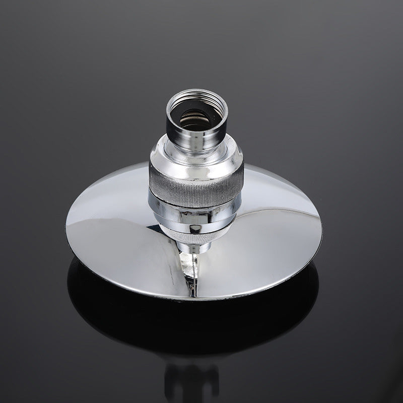 Sikunuo | Round Shape Shower Head Modern Swiveling Wall Mounted Fixed Shower Head