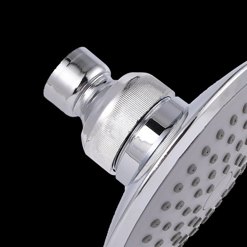 Sikunuo | Round Shape Shower Head Modern Swiveling Wall Mounted Fixed Shower Head