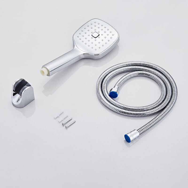 Sikunuo | Square Handheld Shower Head Modern Wall Mounted Handheld Shower Head