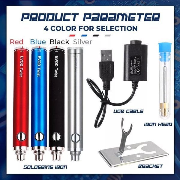 Sikunuo | Wireless Soldering Iron with Wireless Charging – Portable USB-powered Tool