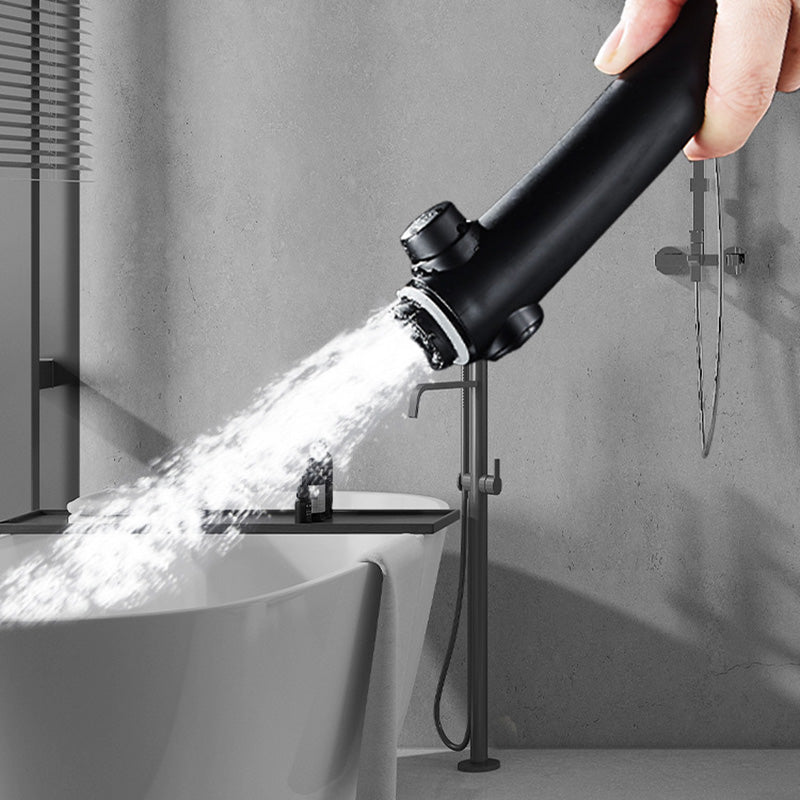 Sikunuo | Plastic Handheld Showerhead Bathroom Adjustable Spray Pattern Showerhead