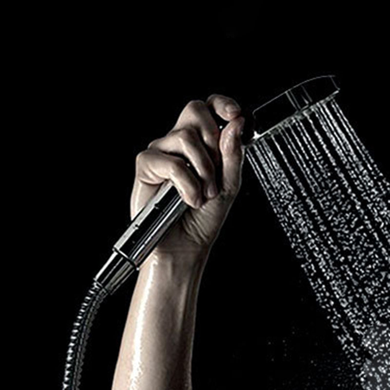 Sikunuo | Silver Hand Shower 3 Jets Stainless Steel Wall-Mounted Shower Head