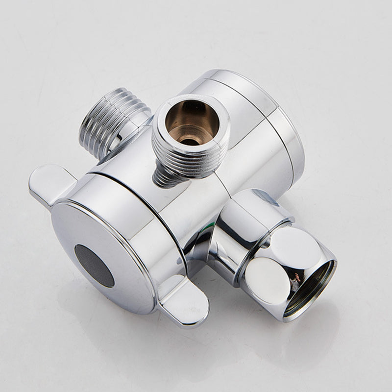 Sikunuo | Silver Square Double Shower Head Modern Water Filtration Wall-Mounted Shower Head