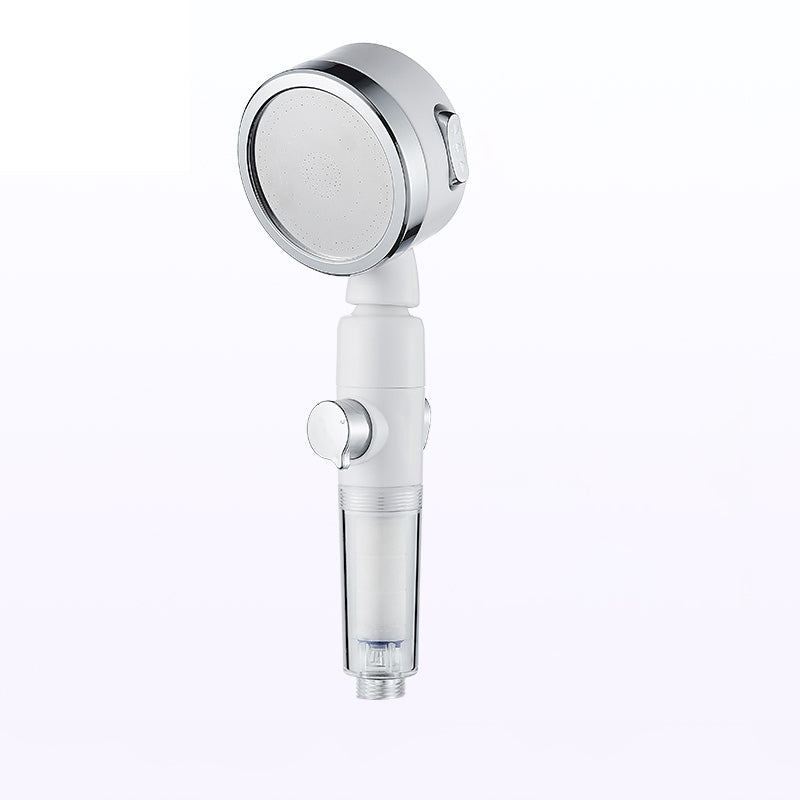Sikunuo | Modern Handheld Shower Head Silver Round Standard Shower Heads