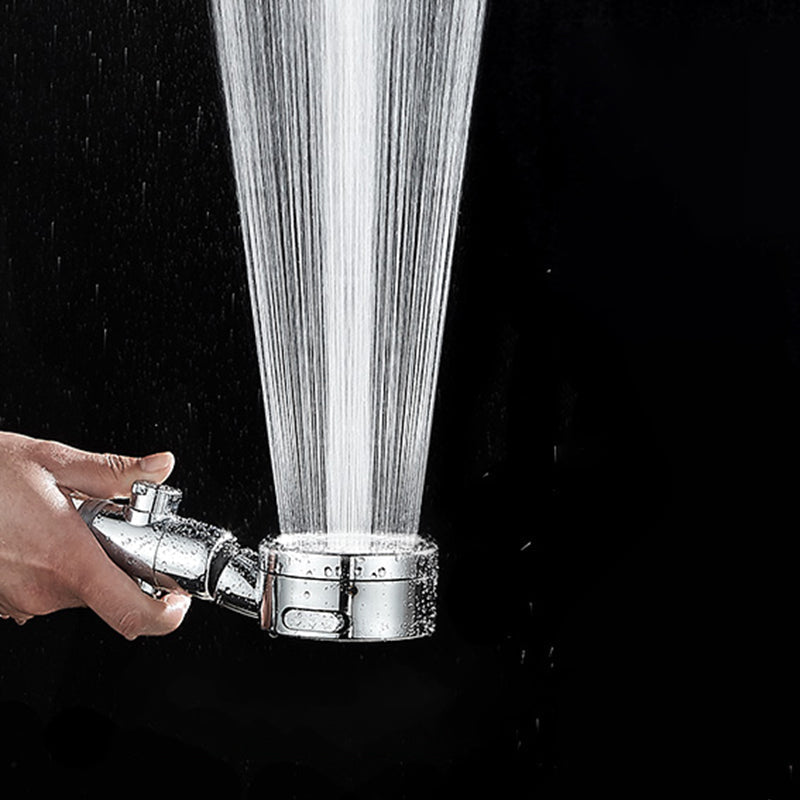 Sikunuo | Modern Handheld Shower Head Silver Round Standard Shower Heads