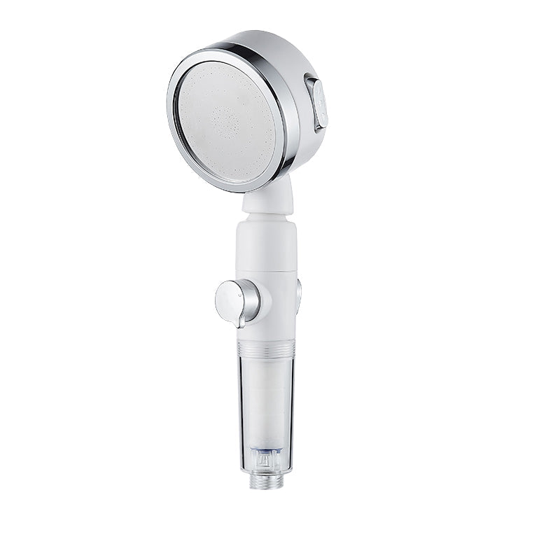 Sikunuo | Modern Handheld Shower Head Silver Round Standard Shower Heads