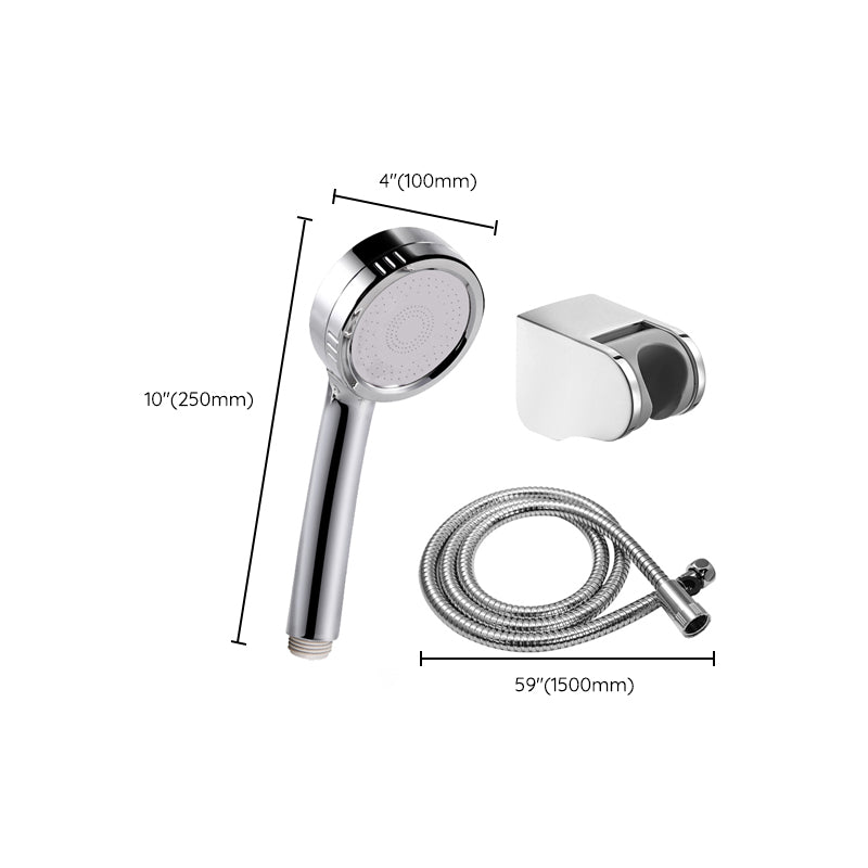 Sikunuo | Modern hand shower head 5 spray patterns Chrome Round Wall mounted shower head