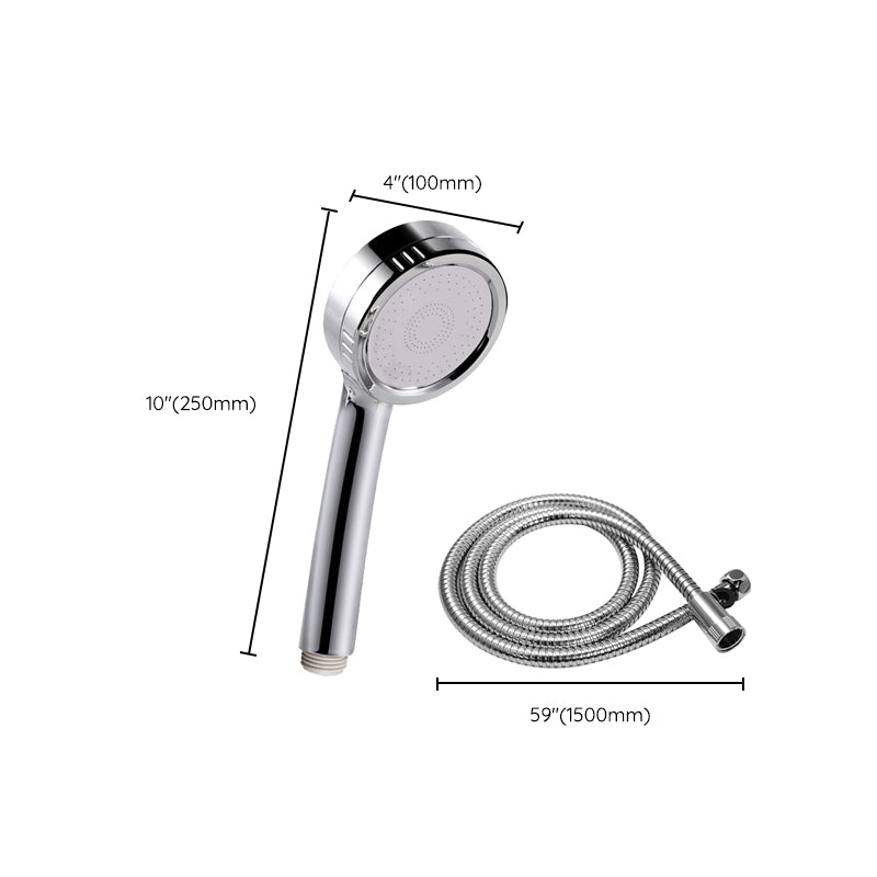 Sikunuo | Modern hand shower head 5 spray patterns Chrome Round Wall mounted shower head