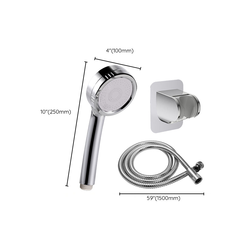 Sikunuo | Modern hand shower head 5 spray patterns Chrome Round Wall mounted shower head
