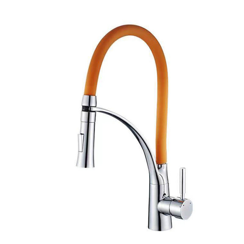Sikunuo | Modern 1-Hand Faucets Copper Touchless with Water Dispenser Standard Kitchen Faucet