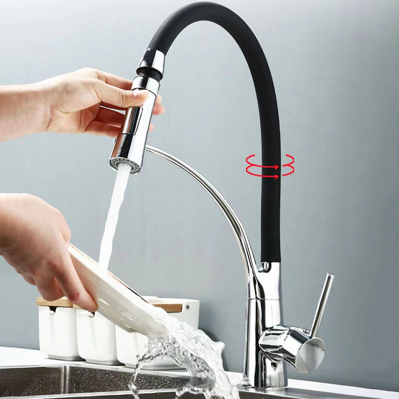 Sikunuo | Modern 1-Hand Faucets Copper Touchless with Water Dispenser Standard Kitchen Faucet
