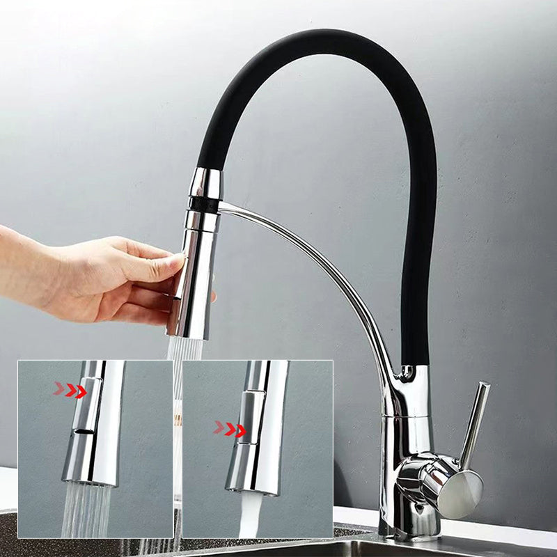 Sikunuo | Modern 1-Hand Faucets Copper Touchless with Water Dispenser Standard Kitchen Faucet