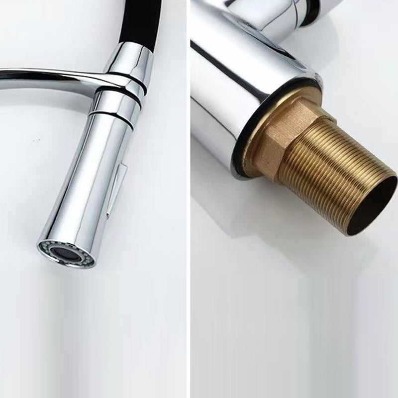 Sikunuo | Modern 1-Hand Faucets Copper Touchless with Water Dispenser Standard Kitchen Faucet