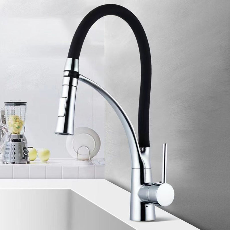 Sikunuo | Modern 1-Hand Faucets Copper Touchless with Water Dispenser Standard Kitchen Faucet